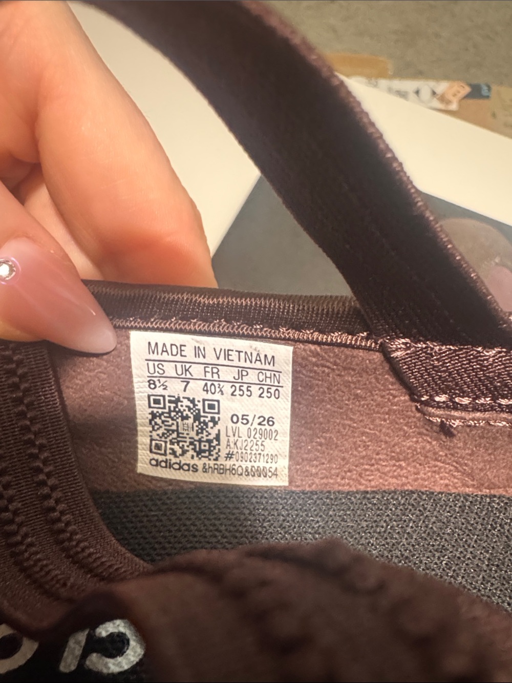 Brown Adidas Barreda Mary Jane shoes - Picture 6 of 8